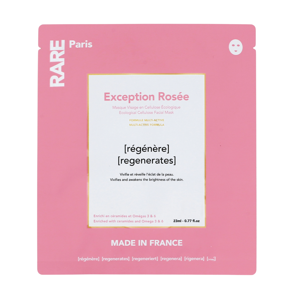 RARE PARIS Exception Rosée Regenerating Face Mask - Відновлююча маска з церамідами, Омега 3 та 6 RARE PARIS Exception Rosée Regenerating Face Mask - Відновлююча маска з церамідами, Омега 3 та 6